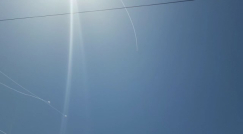 فيديو: اطلاق رشقات صاروخية على غلاف غزة 